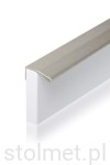 Uchwyt meblowy krawędziowy COSTA C-4789A, stal szczotkowana inox, 222mm