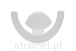 Wieszak meblowy ARTO Z-5426, 2 ramienny, Biały mat