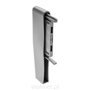 Złączka listwy poprzecznej do boków perforowanych Modernbox, szary