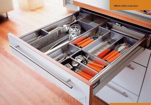 Kompletna szuflada TANDEMBOX L-500, Niska H-83, Szara, 30kg