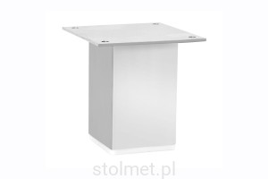 Nóżka meblowa BD-739, aluminiowa z płytą mocującą, aluminium mat, 100 mm