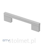 Uchwyt meblowy UA-18, Aluminium mat, 128mm