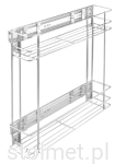 Kosz Cargo do szafki 20cm, 2 półki, P22, Mocowanie boczne 