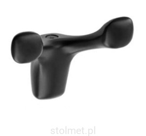 Wieszak meblowy TOLEDO B0, czarny mat