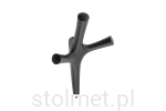 Wieszak meblowy WALENCIA, Czarny mat
