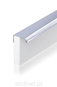 Uchwyt meblowy krawędziowy TONGA C-5539A, chrom połysk, 158mm