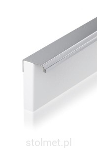Uchwyt meblowy krawędziowy TONGA C-5539A, aluminium mat, 222 mm