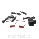 Zestaw ZH2 2 x klip LED do półek szklanych, zielony - WYPRZEDAŻ
