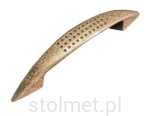 Uchwyt meblowy ARGUS, C-314, stare złoto, 128mm