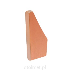 Wieszak meblowy SID Z-5430, 1 ramienny, miedź szlifowana