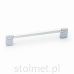 Uchwyt meblowy PERO C-5149, biały + chrom połysk, 320mm