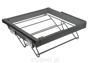 Szuflada na obuwie ELITE 900mm, cichy domyk, pełny wysuw, antracyt