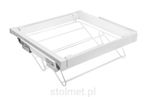 Szuflada na obuwie ELITE 900mm, cichy domyk, pełny wysuw, biały