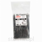 Opaski zaciskowe, trytytki, trytki do łączenia, czarne, 2,5x150, op. 100 szt.