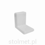 Zawieszka meblowa słowacka ZU-02 typu "L" na hak, biała