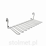 R-020 Koszyk relingowy na kieliszki duży, aluminium mat 