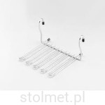R-019 Kosz relingowy na kieliszki mały, chrom połysk  
