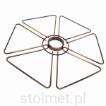 Kosz na kieliszki do Fi 50, Patyna na mosiądzu