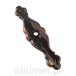 Szyld do klucza E-350, czarny nikiel połysk - WYPRZEDAŻ