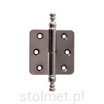 G-341 - Zawias retro lewy, czarny nikiel połysk 