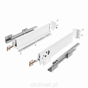 Szuflada Modernbox Square, L-450, Niska, H-83, Biały, 40kg 