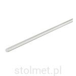 Pręt stalowy obwodowy do półek, blatów, 2,5 m