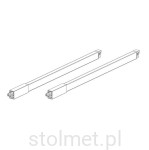 Reling prostokątny do szuflady Hafele Matrix S35, 300mm, szary