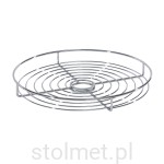 Kosz obrotowy centralny 35cm na rurę fi 50, chrom połysk