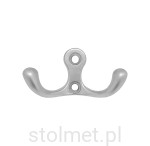 Wieszak meblowy DOMINICA Z-391, 2 ramienny, aluminium mat 