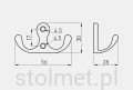 Wieszak meblowy C0-K24 Stolmet Akcesoria meblowe.jpg