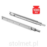 Prowadnica kulkowa H-53 mm, L-750 mm, Pełny wysuw, obciążenie do 100kg
