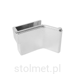 Uchwyt do szkła zaciskowy, chrom połysk