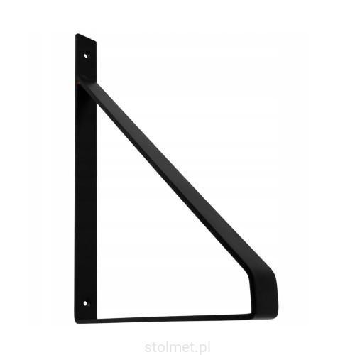 Podpórka pod półki wspornik Loft Industrial GINO, 30x22 cm, czarny mat 1