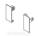 Złączki do szuflady wewnętrznej H-84mm, HAFELE Matrix S35, Szary
