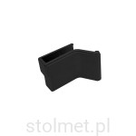 Uchwyt do szkła zaciskowy, czarny 