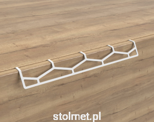 Uchwyt meblowy PRATO, C-6489-320, biały mat 320mm