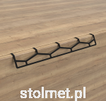 Uchwyt meblowy PRATO, C-6489-320, czarny mat 320mm