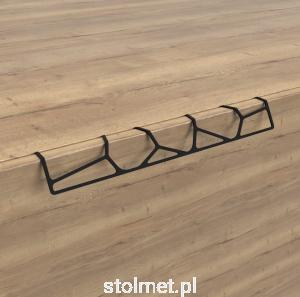 Uchwyt meblowy PRATO, C-6499-320, czarny mat 320mm