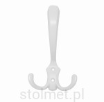 Wieszak meblowy Celebes Z-375, 3 ramienny, biały mat