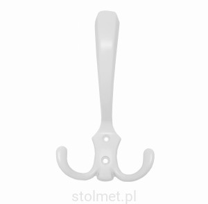 Wieszak meblowy Celebes Z-375, 3 ramienny, biały mat