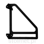 Podpórka pod półki wspornik Loft Industrial INGRID, 23 x 23 Czarny mat