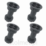 Nóżka meblowa H-100 Volpato, udźwig 400kg, Zestaw 4 sztuk