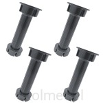 Nóżka meblowa H-150 Volpato, udźwig 400kg, Zestaw 4 sztuki 