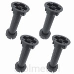 Nóżka meblowa H-120 Volpato, udźwig 400kg, Zestaw 4 sztuki 