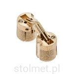 Zawias cylindryczny niewidoczny do ław składanych, fi 14mm