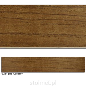 Obrzeże PVC, 02/110 Dąb Antyczny D2419, 22x0.6, 200 mb