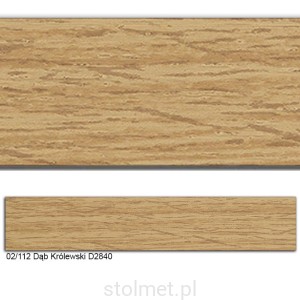 Obrzeże PVC, 02/112 Dąb Królewski D2840, 42x2.0, 50 mb