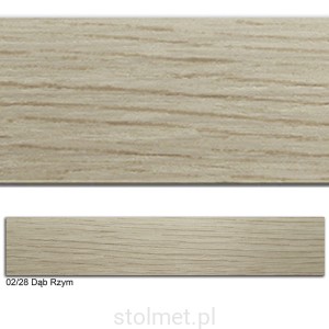 Obrzeże PVC, 02/28 Dąb Rzym, 22x1.0, 200 mb