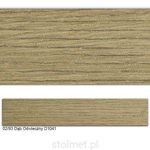 Obrzeże PVC, 02/93 Dąb Odwieczny D1041, 42x2, 50 mb