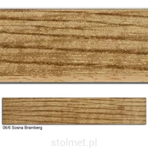 Obrzeże PVC, 06/6 Sosna Bramberg, 22x1, 200 mb
